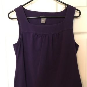 Purple cotton tank